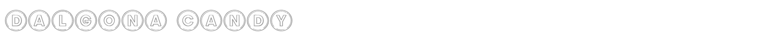 Dalgona Candy font preview